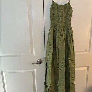 Petal & Pup Olive Smocked Dress size xs